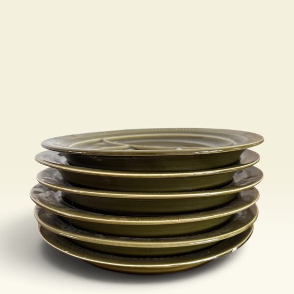 Mooie vintage gourmetbordjes, set van 6