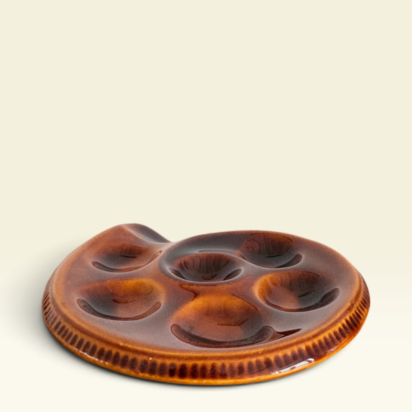Vintage escargotbord (slakkenschaal) van Saint-Clement